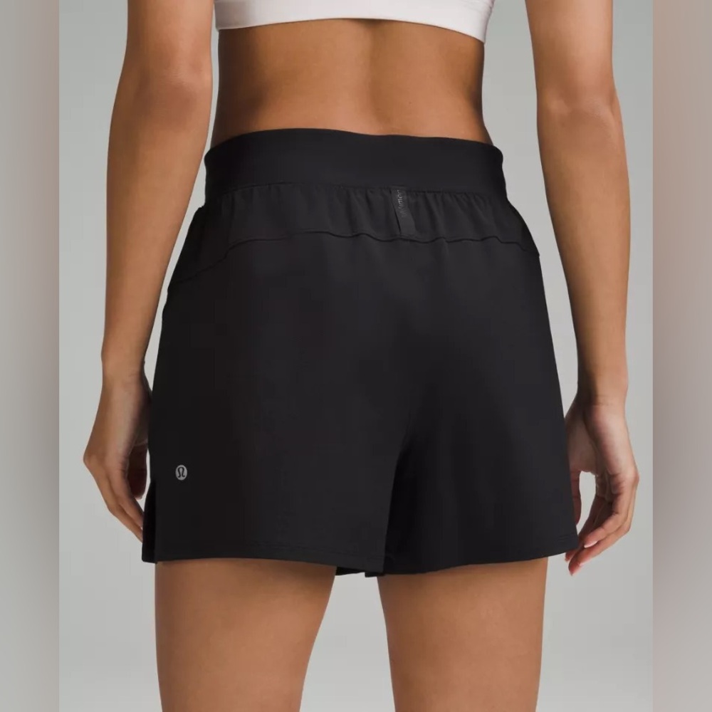 lululemon licensed to train 4” high rise Black Drawstring Athletic Shorts